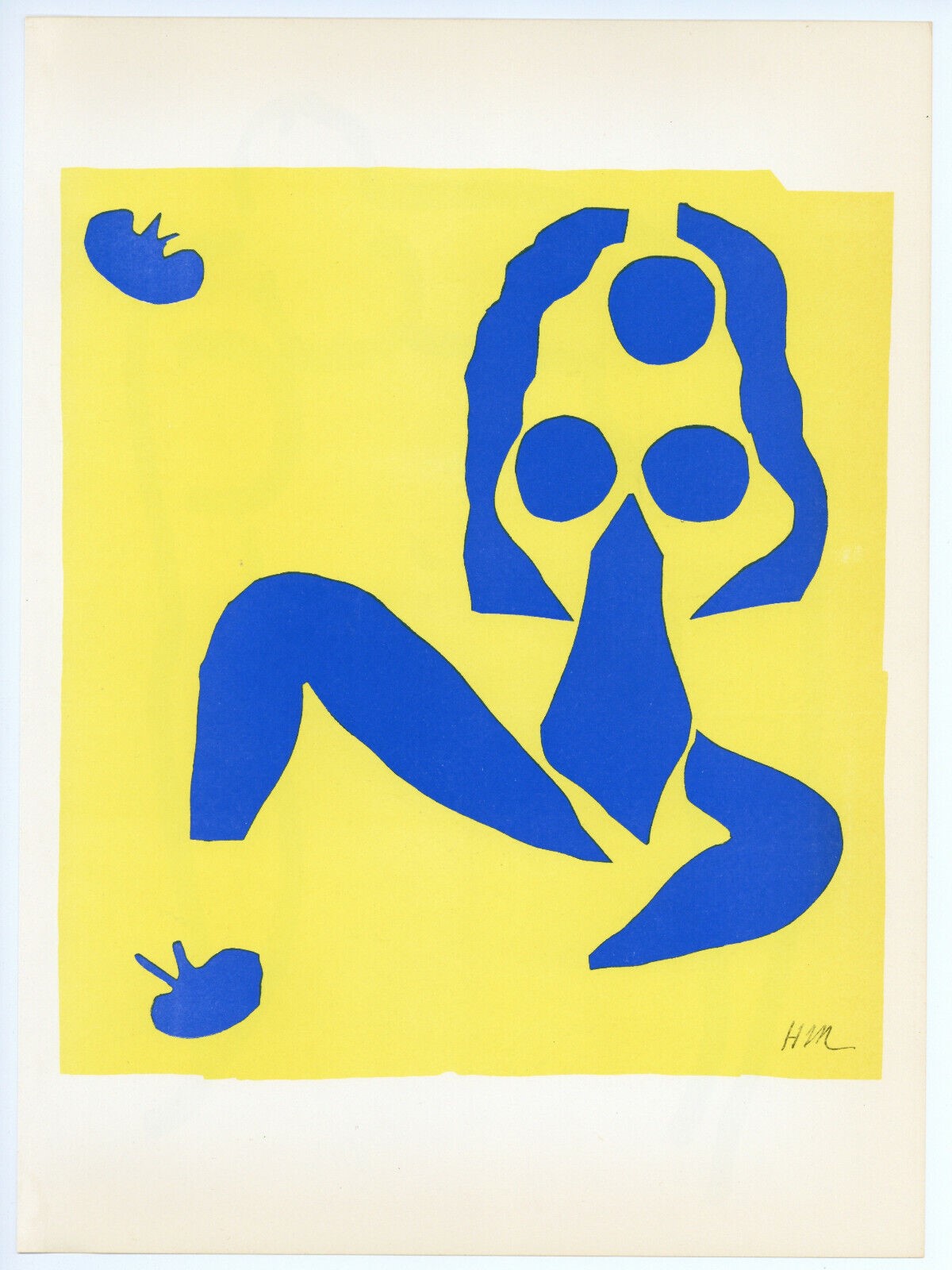 HENRI MATISSE YELLOW & BLUE NUDE