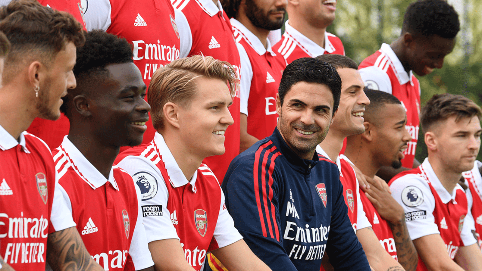 2023/24 SQUAD SIGNED ARSENAL SHIRT 