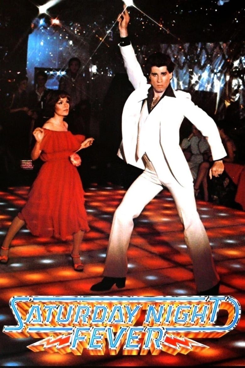 SATURDAY NIGHT FEVER - HAND SIGNED MOVIE POSTER BY JOHN TRAVOLTA