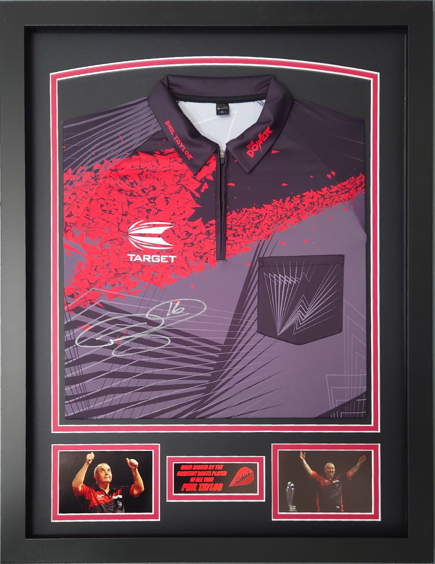 PHIL TAYLOR SIGNED SHIRT